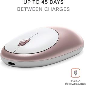 img 1 attached to Satechi Aluminum M1 Bluetooth Wireless Mouse With Rechargeable Type-C Port - Compatible With Mac Mini