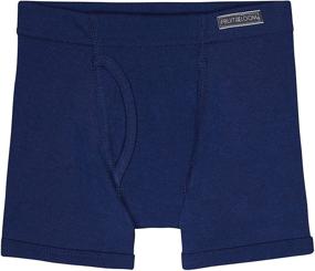 img 3 attached to 🩲 Boys' Cotton Boxer Briefs by Fruit of the Loom - Tag Free Design for Better Comfort