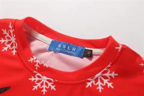 img 2 attached to SSLR Shirts Santa Christmas Sweater Boys' Clothing and Tops, Tees & Shirts