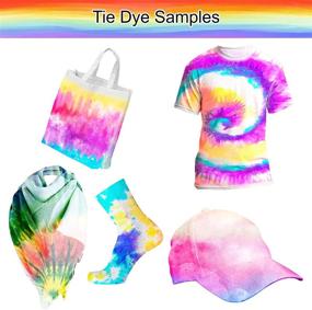 img 1 attached to 🎨 Desire Deluxe Tie Dye Kit - Set of 18 Vibrant Ink Colors for Fabric Dyeing - Fun Craft Activity for Kids & Adults