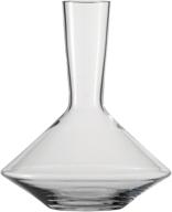 schott zwiesel tritan crystal pure collection carafe decanter - elegant red wine pourer and aerator логотип