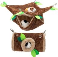 🐾 dmisochr small animal hammock: cozy hanging hideout for ferrets, hamsters, parrots, rats, guinea pigs, and more! logo