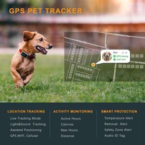 img 2 attached to 🐾 Pawfit 2 GPS Dog Tracker: Waterproof Collar with Three Positioning, Removal & Safety Zone Alerts, Embedded SIM Card - Ideal for Dogs and Large Cats