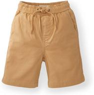 hope henry khaki organic cotton boys' clothing for shorts logo