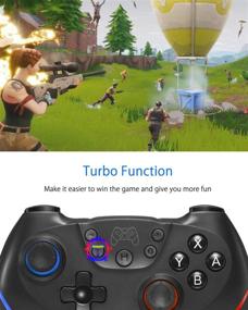 img 2 attached to 🎮 Wireless Pro Controller for Nintendo Switch/Switch Lite/Switch OLED - Turbo Vibration, Adjustable Joystick, Ergonomic Non-Slip Gamepad