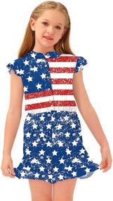 img 1 attached to BesserBay Merica Jumpsuit Independence Romper