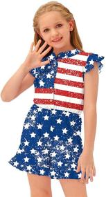img 3 attached to BesserBay Merica Jumpsuit Independence Romper