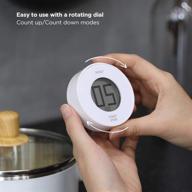 👨 mooas dial cooking timer: count up/countdown digital timer with big digits & loud alarm - perfect kitchen timer for cooking, studying, exercising & working logo