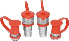 img 3 attached to Advanced Threaded Hydraulic Connect Pioneer Couplers for Hydraulics, Pneumatics & Plumbing