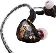 наушники внутриканальные operafactory os1pro in-ear headphones earbuds - профессиональные игровые наушники с микрофоном и насыщенным басом, 3,5 мм стереонаушники для бега, спорта, тренировок - изолирующие шум внутриканальные наушники. логотип