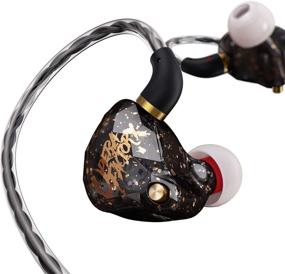 img 4 attached to Наушники внутриканальные OperaFactory OS1pro In-Ear Headphones Earbuds - Профессиональные игровые наушники с микрофоном и насыщенным басом, 3,5 мм стереонаушники для бега, спорта, тренировок - Изолирующие шум внутриканальные наушники.