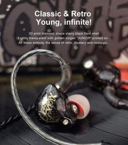 img 2 attached to Наушники внутриканальные OperaFactory OS1pro In-Ear Headphones Earbuds - Профессиональные игровые наушники с микрофоном и насыщенным басом, 3,5 мм стереонаушники для бега, спорта, тренировок - Изолирующие шум внутриканальные наушники.