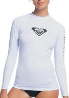 👚 roxy women's whole hearted long sleeve rashguard: the ultimate protection for stylish surfers logo