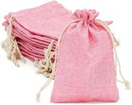 baby shower and wedding jewelry pink 👶 drawstring bags, pack of 24 (4.5 x 7 inches) logo