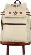 🐱 purr-fectly adorable: iml pusheen pu leather backpack unleashed! logo