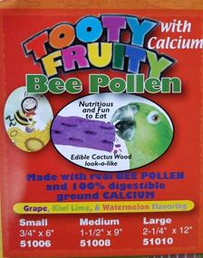 img 1 attached to 🐦 Tooty Fruity Pollen Bird Perch for Small Birds by Polly's: A Colorful Complement to Your Feathered Friend's Habitat