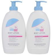 sebamed baby lotion ph 5.5: hydrating and dermatologist recommended moisturizer for delicate skin - pack of 2 (13.5 fl. oz / 400 ml) logo