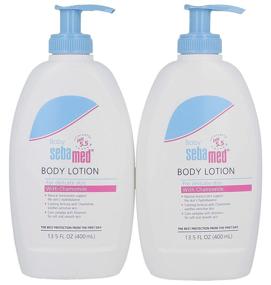 img 3 attached to Sebamed Baby Lotion pH 5.5: Hydrating and Dermatologist Recommended Moisturizer for Delicate Skin - Pack of 2 (13.5 fl. oz / 400 ml)