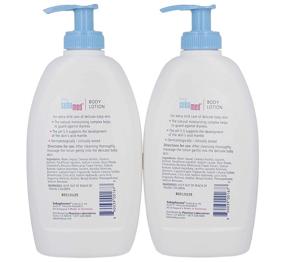 img 2 attached to Sebamed Baby Lotion pH 5.5: Hydrating and Dermatologist Recommended Moisturizer for Delicate Skin - Pack of 2 (13.5 fl. oz / 400 ml)