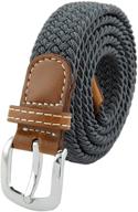 elastic braided leather stretch women's accessories by squaregarden logo