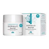 🌿 derm-e scar gel: advanced panthenol & allantoin therapy for effective natural scar removal - treats acne scars, burns, tattoos, callouses, stretchmarks - 2 oz logo