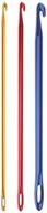 🧶 набор алюминиевых тунисских афганских крючков mausong - 3 штуки игл для ручного ткачества и вязания - инструмент для рукоделия логотип
