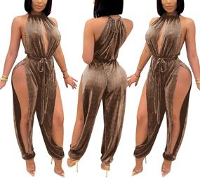 img 1 attached to 😍 IyMoo Jumpsuits: Unleash Your Seductive Side with Sexy Clubwear for Women