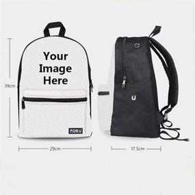 img 3 attached to DESIGNS Kitten Backpack Canvas Bookbags Backpacks for Kids' Backpacks