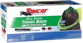 img 4 attached to 🗑️ 30-Gallon Trash Bags with Tomcat Repellents - Dual Action, 26 Bags per Box