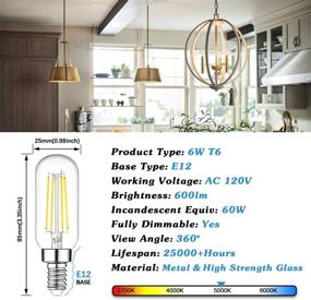 img 2 attached to Dimmable Equivalent Candelabra Daylight Chandelier