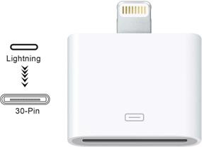img 3 attached to ⚡️ Lightning to 30 Pin Adapter: Efficient Charging & Sync Connector for iPhone, iPad, iPod (White)