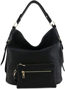 img 4 attached to 👜 Большая сумочка-кошелек из искусственной кожи: стильные женские сумки, кошельки и сумки-хобо