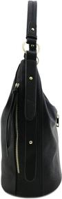 img 2 attached to 👜 Faux Leather Large Pouch Purse: Trendy Women's Handbags, Wallets, and Hobo Bags