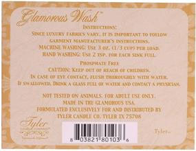 img 2 attached to 🌸 Tyler ENTITLED Fragrance Glamorous Wash: Unleash Lavishness with 16 oz Fine Laundry Detergent by Candles