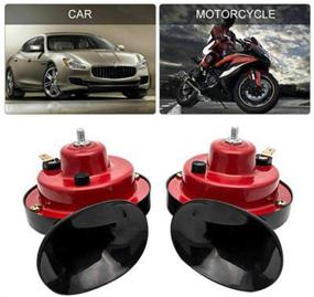 img 2 attached to LHYUSHUN 300DB Loud Train Horn: Powerful 12V Electric Snail Horn for Cars & Motorcycles - Waterproof, Double Horn Raging Sound