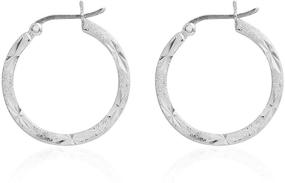 img 2 attached to Sterling Silver Earrings Hypoallergenic Jewelry Girls' Jewelry