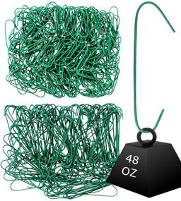 img 4 attached to 450-Count Iconikal Heavy-Duty Green Christmas Tree Ornament Hooks