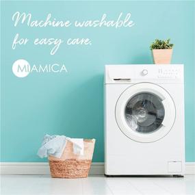 img 2 attached to 🧺 Miamica Laundry Assorted Styles Grey: Organize Your Laundry in Style