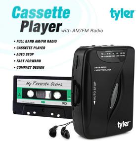 img 3 attached to Tyler TCP 02 Portable Stereo Cassette
