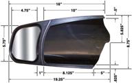 🔍 cipa 11300 custom towing mirror for toyota - pair logo