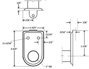 img 2 attached to 🔒 Polished Chrome Adjustable Closet Rod - Design House 206045, 30-48 inches