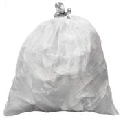 🗑️ amazoncommercial 8 gallon trash bags, 0.69 mil, drawstring flex, unscented - 90 count: commercial garbage bags logo