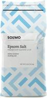 🛀 соль для ванн solimo epsom - премиум сульфат магния usp, 8 фунтов logo