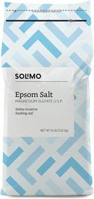 img 4 attached to 🛀 Solimo Epsom Salt Soak - Premium Magnesium Sulfate USP, 8 lbs