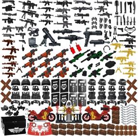 img 4 attached to Nicolababe Accessories: The Ultimate Military Minifigures Compatible Set