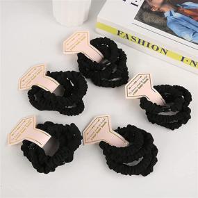 img 2 attached to Резинка для волос Elestics Ponytail Scrunchy Accessories