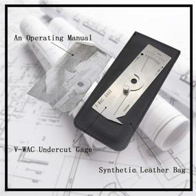 img 1 attached to 🔍 Accurate Undercut Gauge for Porosity Amount Inspection