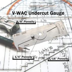 img 3 attached to 🔍 Accurate Undercut Gauge for Porosity Amount Inspection