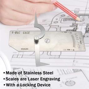 img 2 attached to 🔍 Accurate Undercut Gauge for Porosity Amount Inspection