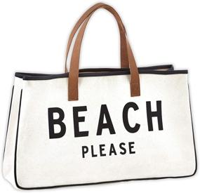 img 3 attached to 👜 Creative Brands Hold Everything Tote Bag: 20" x 11" - Beach Please, Ideal for All Your Needs!